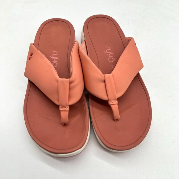 Ryka Timid Sandals Womens Re-Zorb Lite Flip Flop Lightweight Pink Clay 8.5W - Picture 6 of 11